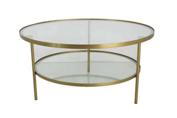T1458 - I17 IRON COFFEE TABLE F92 H47